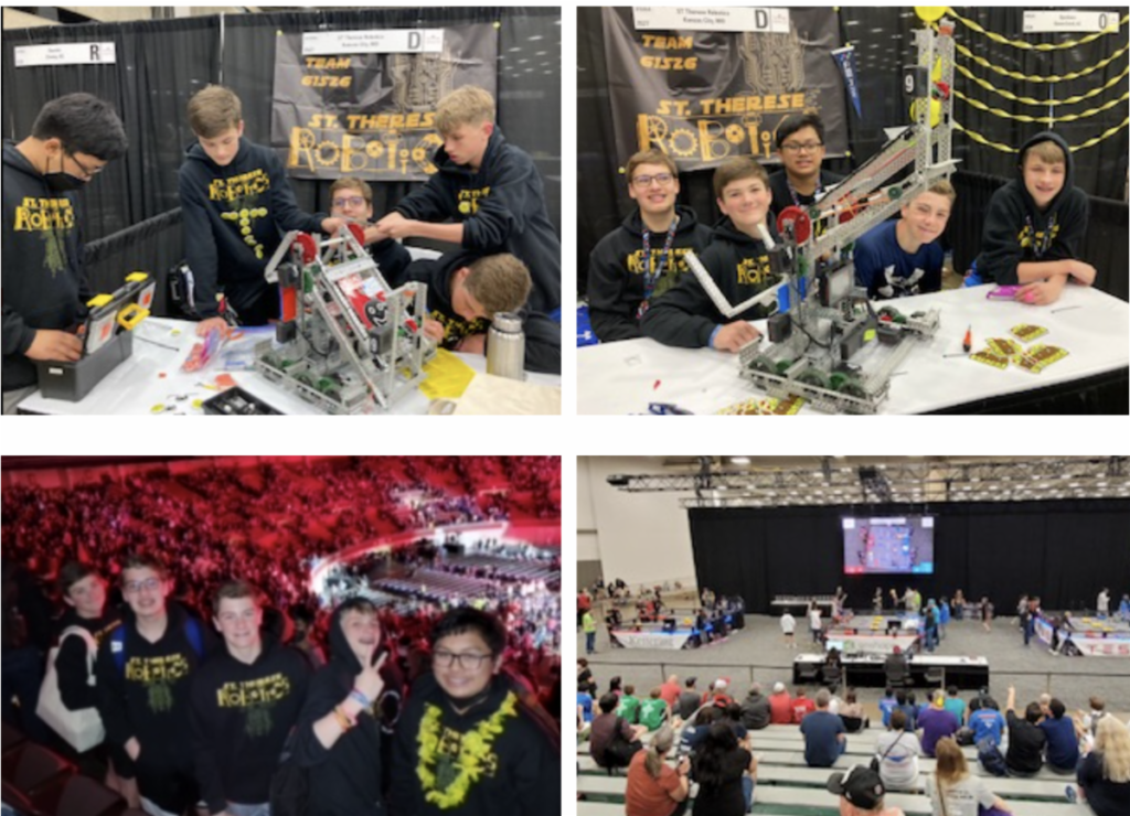 St. Therese students represent at worldwide robotics competition