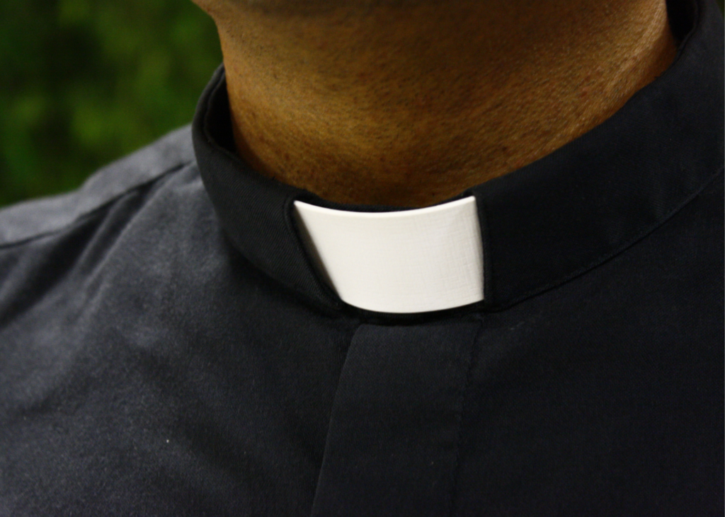 priest collar photo