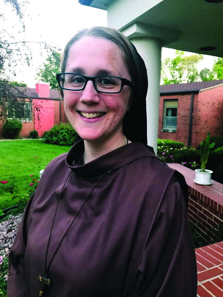Sister Colette Marie Jaros of the Sisters of St. Francis of the Holy Eucharist, in Independence, Missouri.